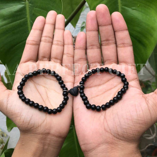 Heart Shaped Magnetic Couple Bracelet 2